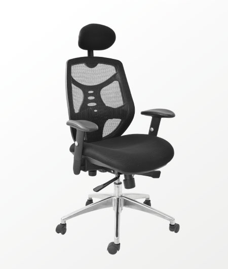 Silla de oficina con cabecero Donna