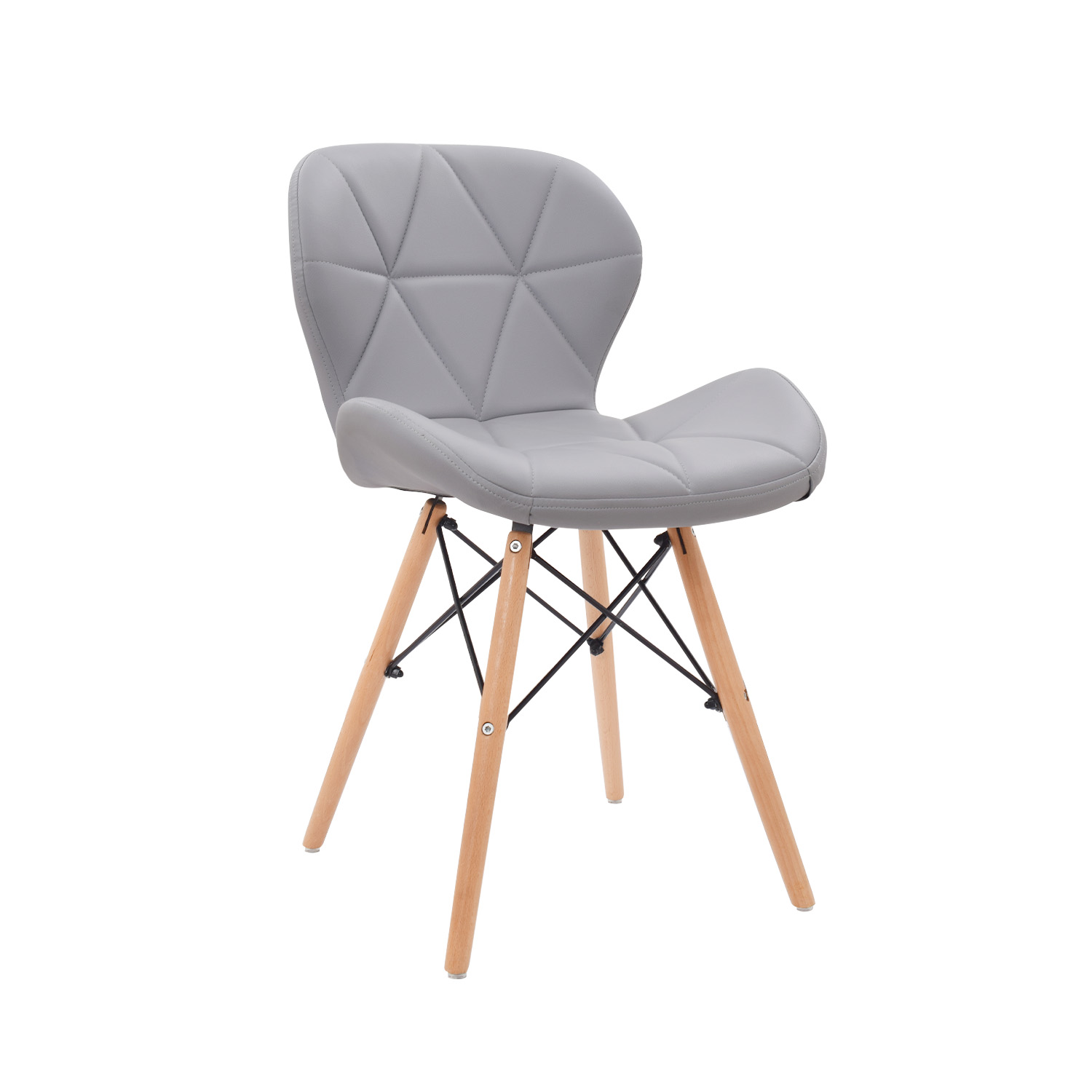 2-MARIPOSA-GRIS-ESTRUCTURA MADERA-MSA-FCD Silla Mariposa - Imagen 1