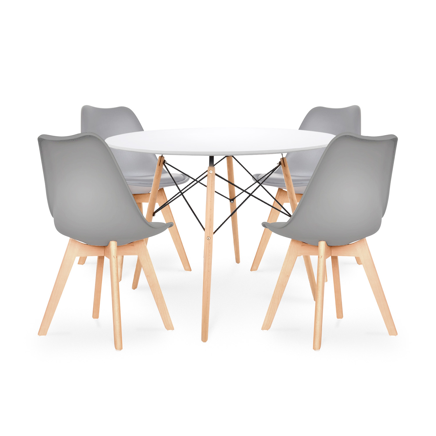 SET DE COMEDOR-SEVILLA-GRIS-1500 Juego de comedor Sevilla - Imagen 1