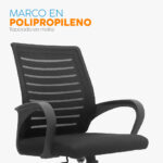 Respaldo en polipropileno de silla Dex