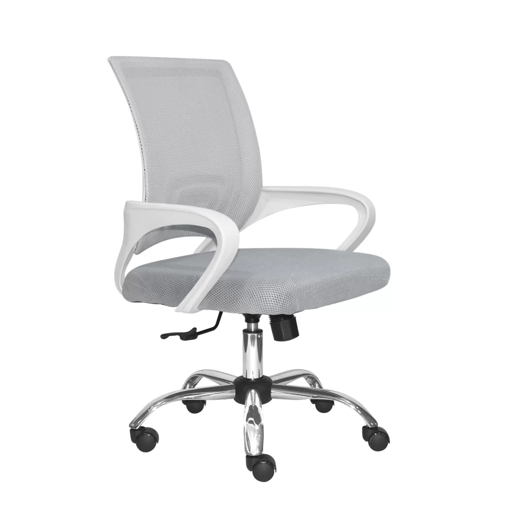 Silla de oficina Atlantis Eco con espaldar en malla y diseño ergonómico para oficina o home office