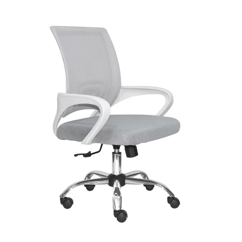 Silla de oficina Atlantis Eco con espaldar en malla y diseño ergonómico para oficina o home office