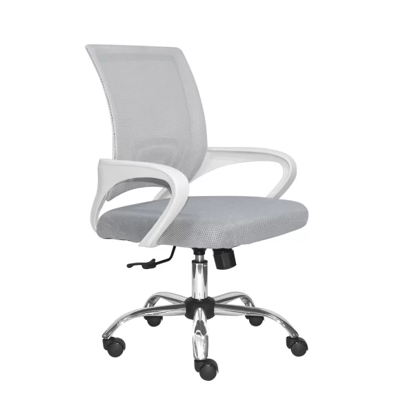 Silla de oficina Atlantis Eco con espaldar en malla y diseño ergonómico para oficina o home office