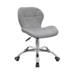 Silla de oficina giratoria Mariposa con base cromada y diseño moderno para escritorio o estudio.