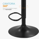 Butaco de Bar Giratorio y Ajustable Patrick Bonno - Imagen 7