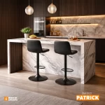Butaco de Bar Giratorio y Ajustable Patrick Bonno - Imagen 9