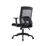 Silla de oficina Radius con espaldar en malla y apoyo lumbar para oficinas y home office.