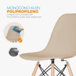 El juego de comedor Milano con mesa redonda y 4 sillas modernas. Diseño funcional, resistente y perfecto para hogares contemporáneos.