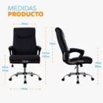 Silla de Oficina Vera con Cabecero Bonno - Imagen 3
