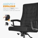 Silla de Oficina Shiny Eco Cuero Sintético Bonno - Imagen 4