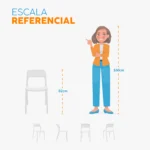 Juego de comedor Londres con mesa circular y sillas modernas en estilo nórdico para ambientes elegantes y funcionales